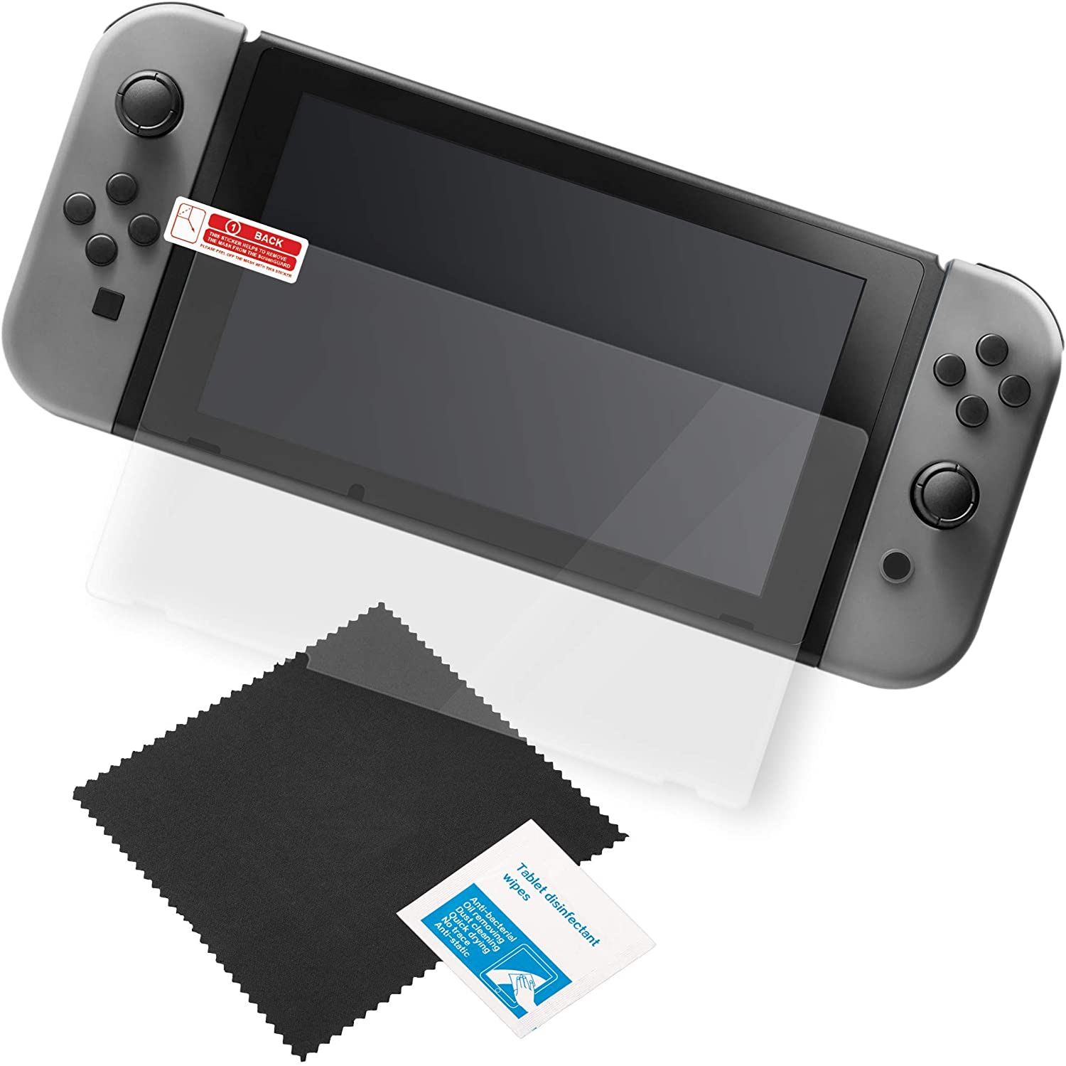 Gioteck - Kit de protection d'écran en verre trempé premium 9H pour Nintendo Switch - flash vidéo