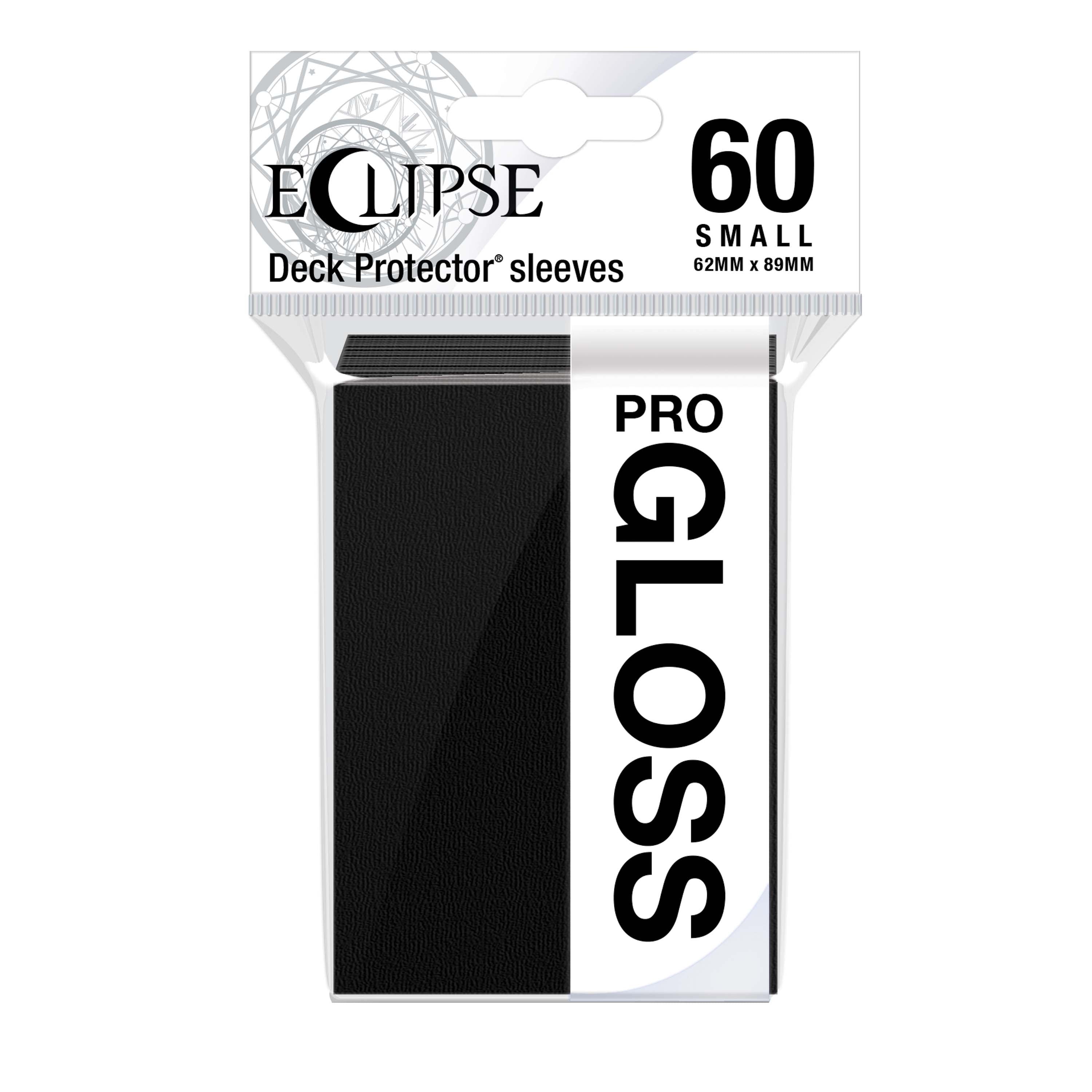 Ultra Pro - Eclipse Gloss Sachet de 60 protèges cartes petit format Noir (62 x 89 mm) - flash vidéo