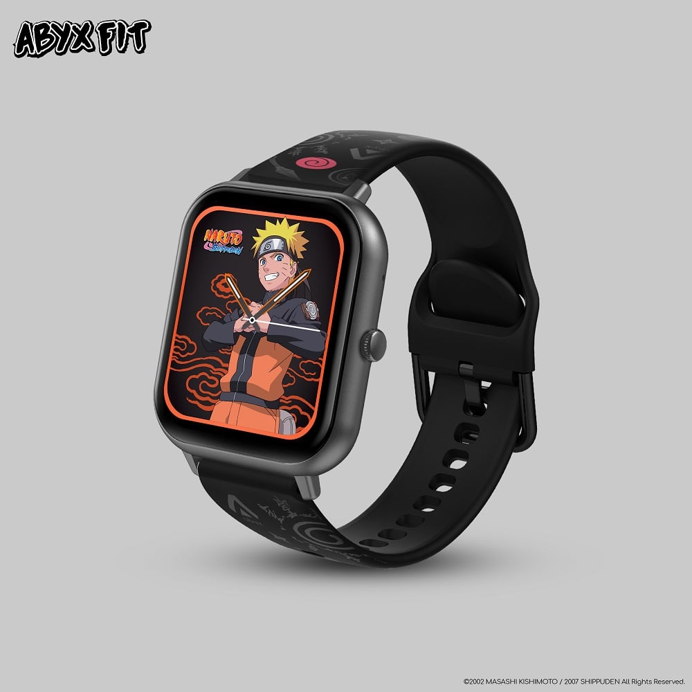 Abyx Fit - Bracelet universel Naruto Shippuden - Uzumaki 20mm pour montre connectée - flash vidéo