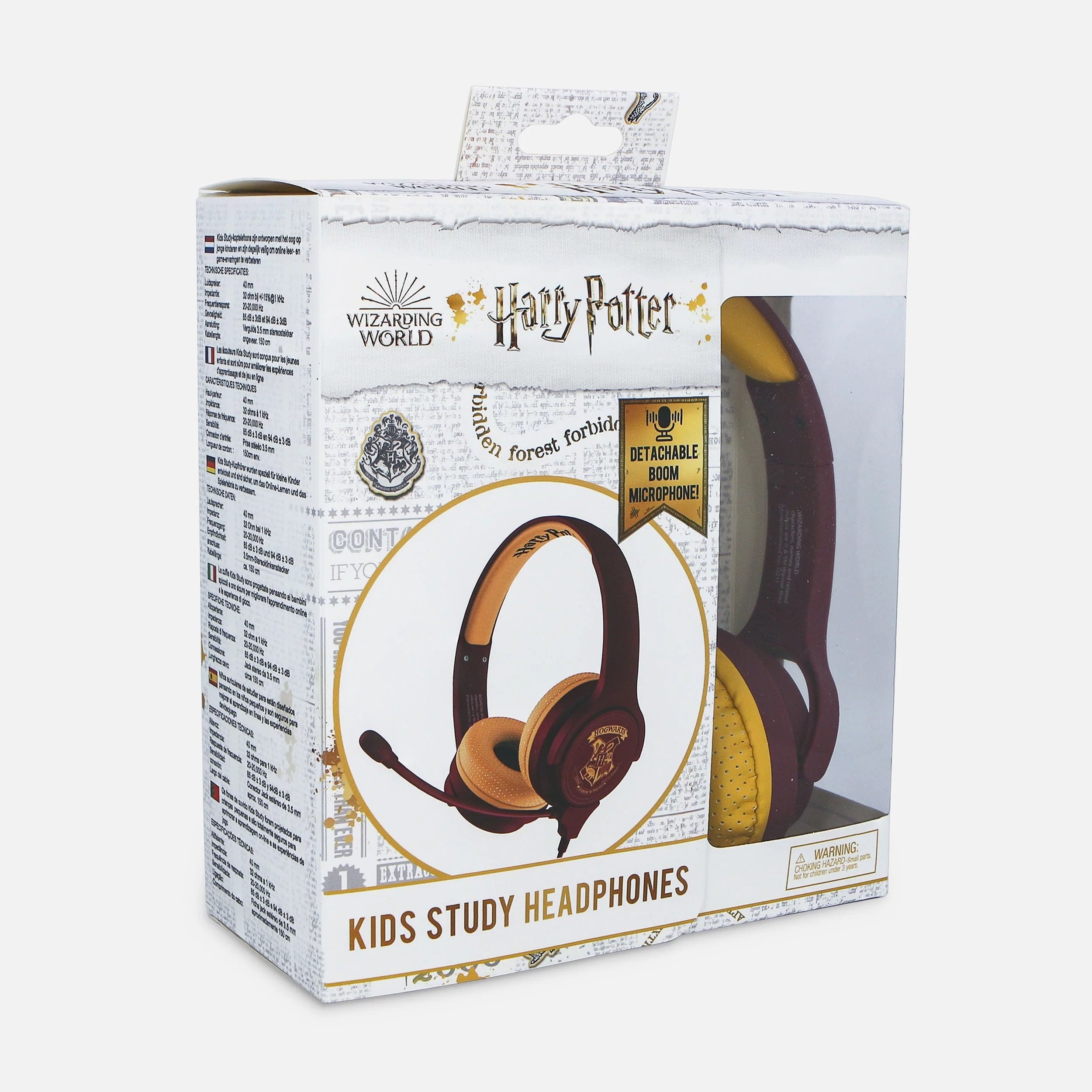Harry Potter - Casque interactif Blason de Poudlard pour enfants avec microphone - flash vidéo