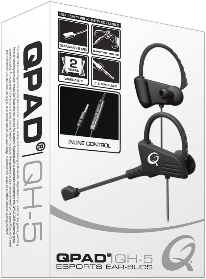 QPAD - QH5 eSports Ear-Buds - flash vidéo