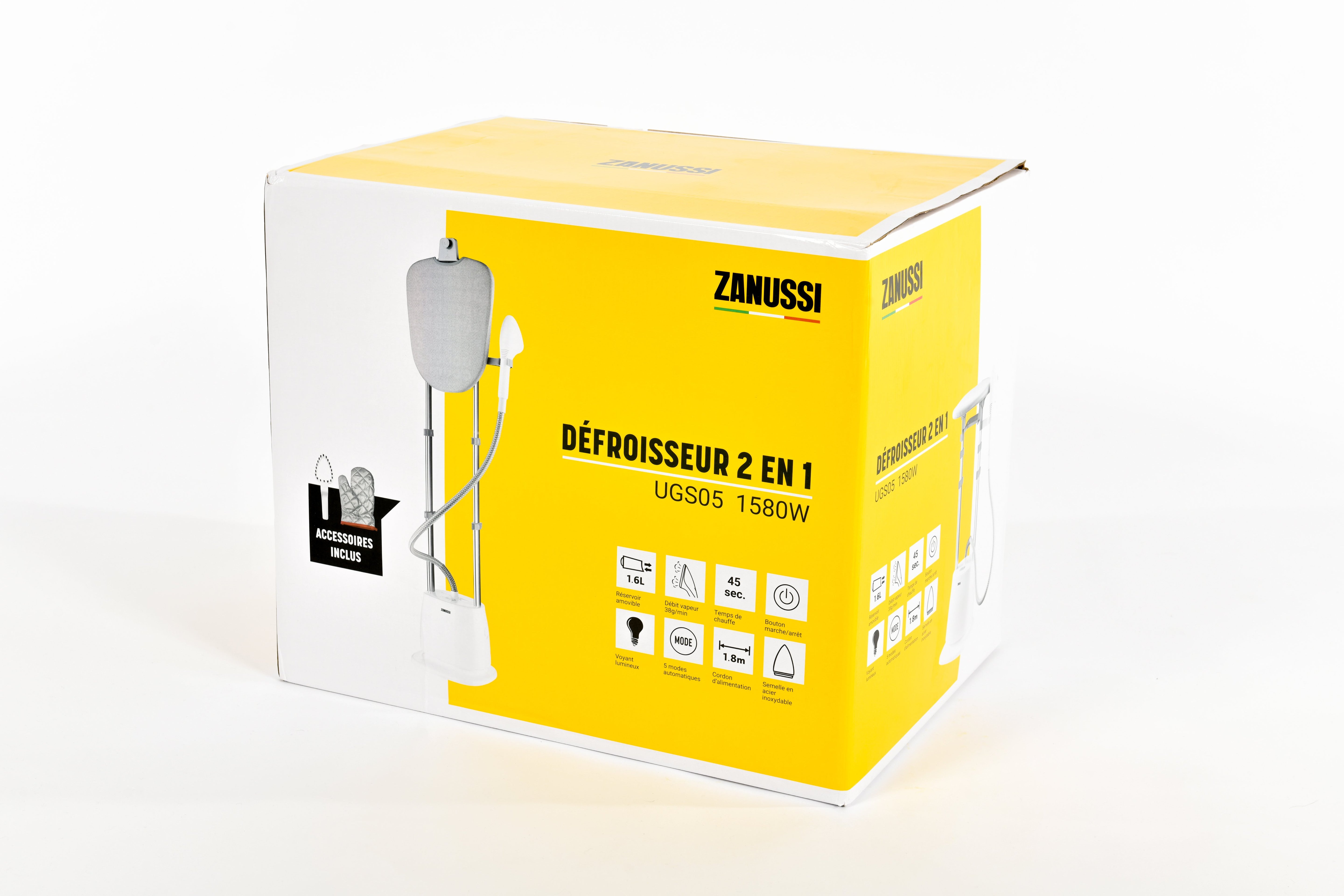 Zanussi - Défroisseur vapeur vertical Defroiss' One UGS05 - flash vidéo