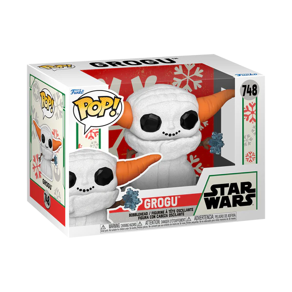 Funko Pop! Star Wars: The Mandalorian Holiday - Grogu (Snowman) - flash vidéo