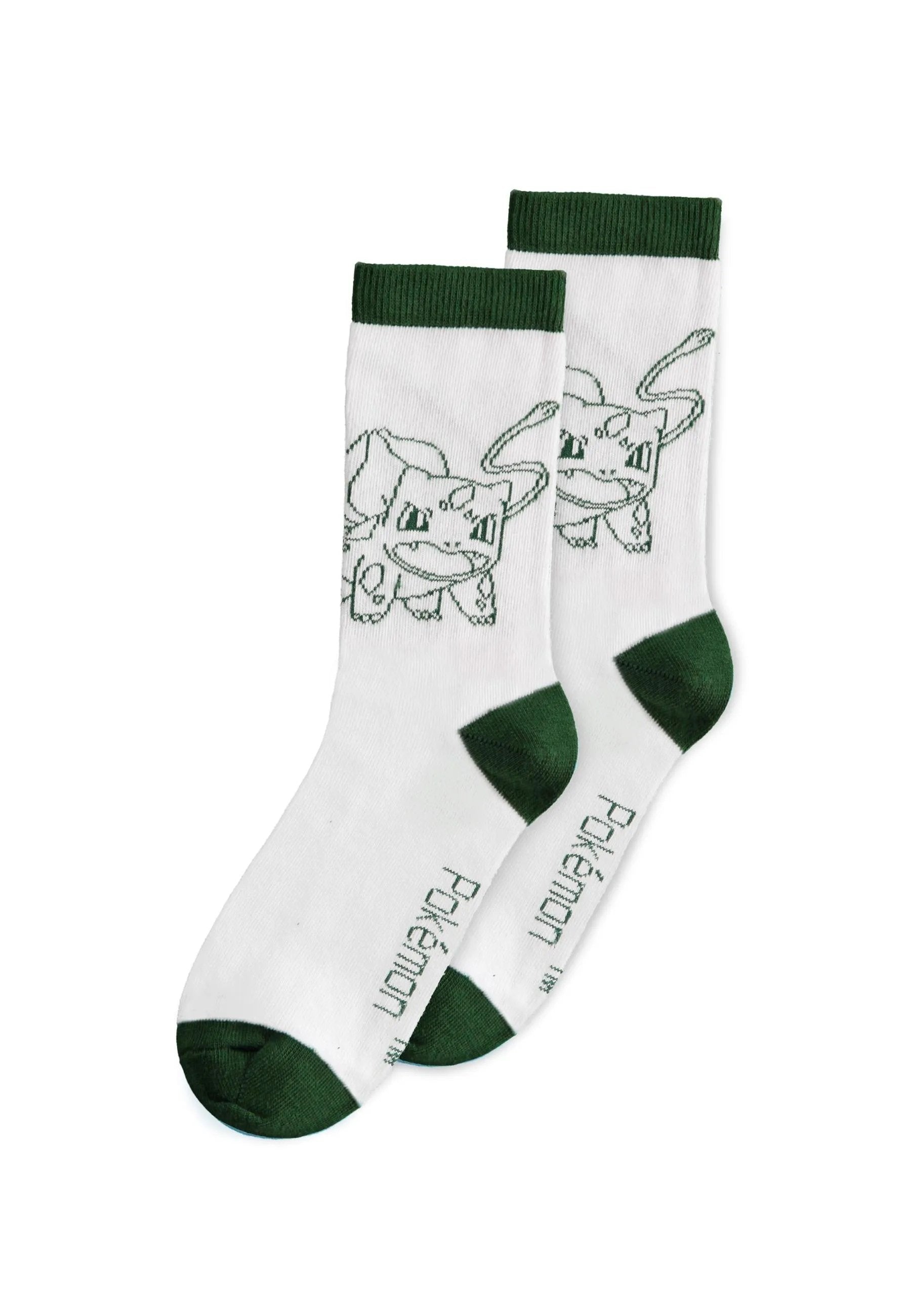 Pokémon - Pack de 3 paires de chaussettes pour homme Pokémon de départ (Taille 43-46) - flash vidéo