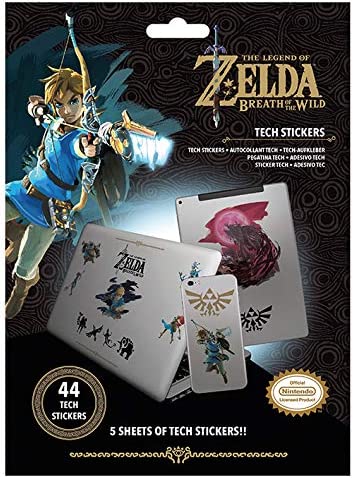 The Legend of Zelda Breath of the Wild - Pack d'Autocollant - flash vidéo