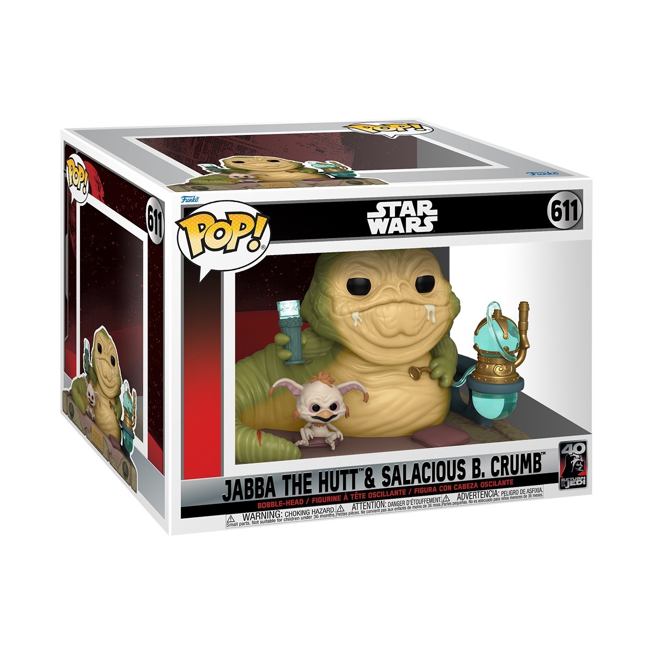 Funko Pop! Moment: Star Wars: Return of the Jedi 40th Anniversary - Jabba (with Salacious) - flash vidéo