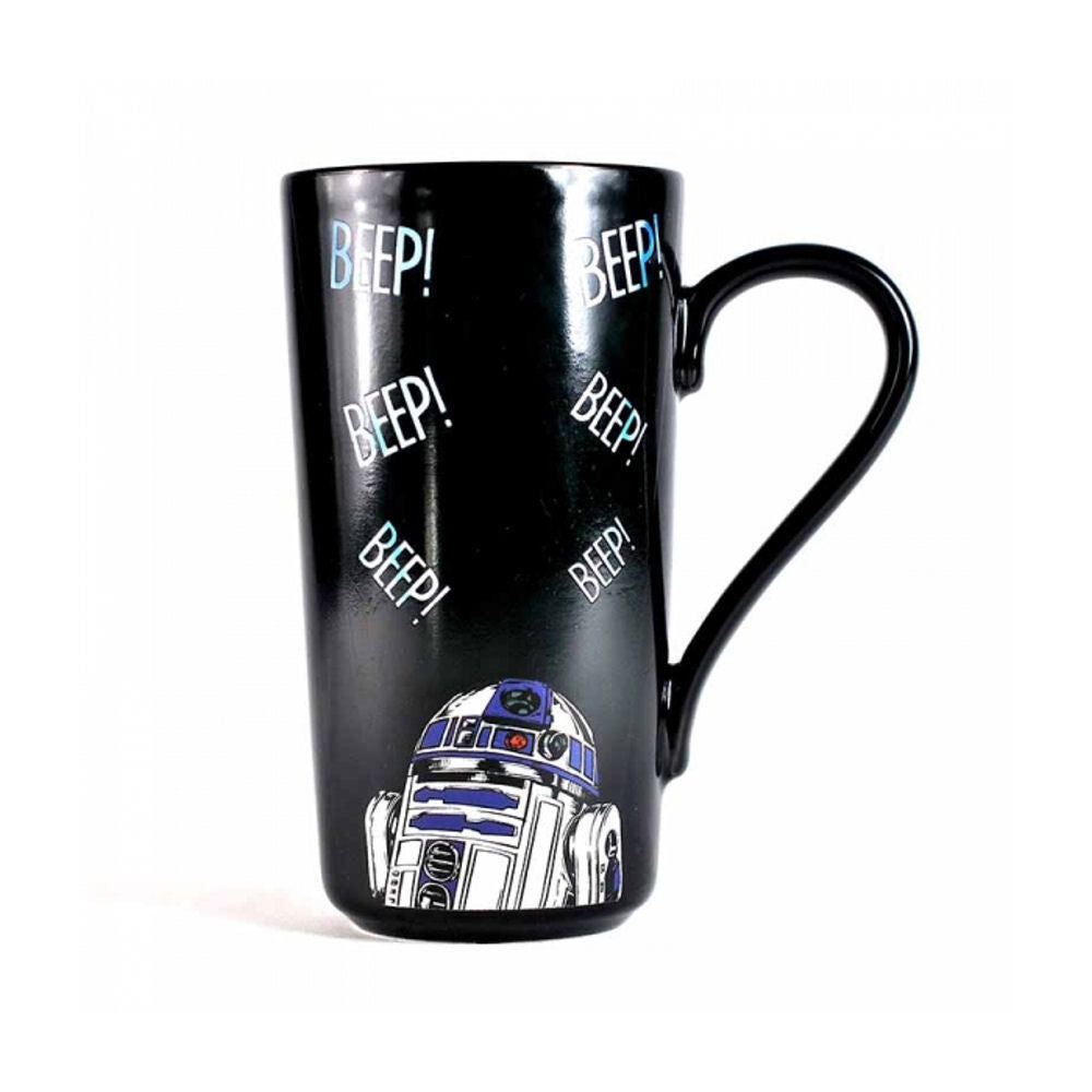 Star Wars - R2-D2 & Princess Leia Heat Changing Latte Mug 500ml - flash vidéo