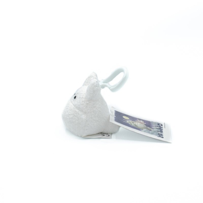 Ghibli - Mon Voisin Totoro - Strap Peluche Totoro Blanc 8cm - flash vidéo
