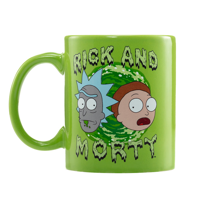 Rick et Morty - Coffret cadeau avec tasse 315ml et paire de chaussette EU 41-45 "Rick and Morty" - flash vidéo