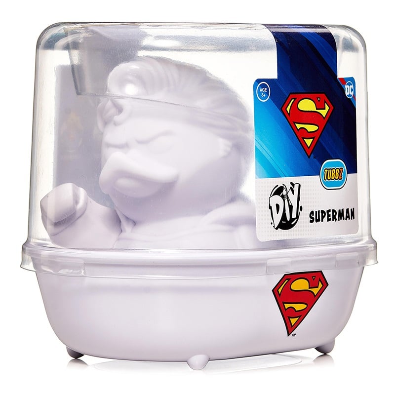 Numskull - TUBBZ Canard de bain - DC Comics - Superman (Édition DIY) - 9cm - flash vidéo