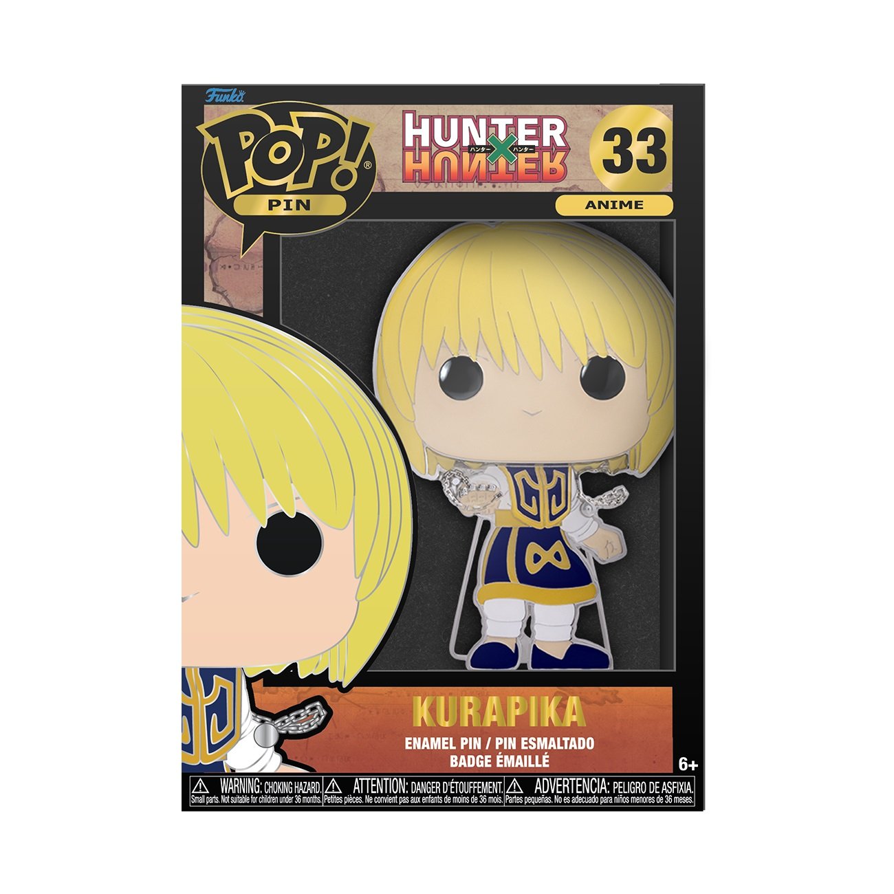 Funko Pop! Pin: Hunter x Hunter - Kurapika - flash vidéo