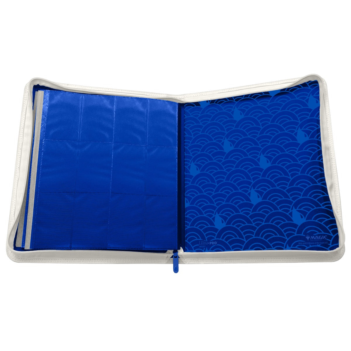 Ultra Pro - Magic: The Gathering - Mana 8 - Portfolio A4 12 Pochettes avec Fermeture - Île - flash vidéo