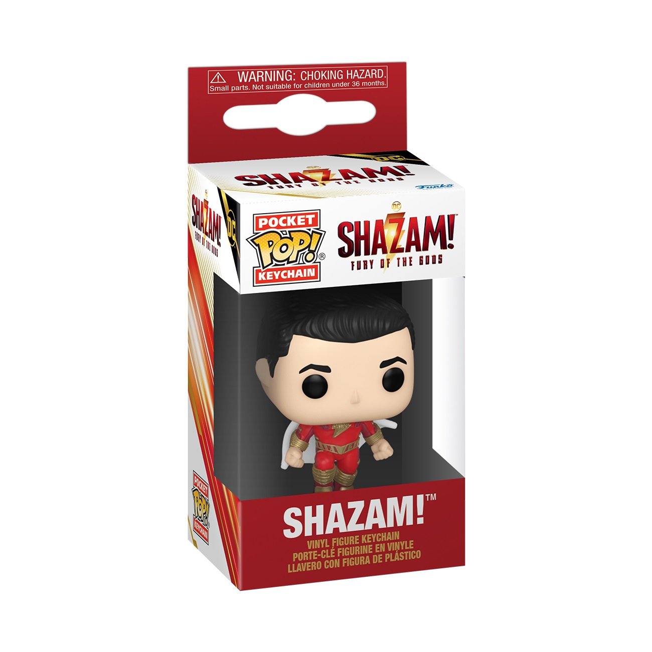 Funko Pocket Pop! Keychain: Shazam! Fury of the Gods - Shazam - flash vidéo