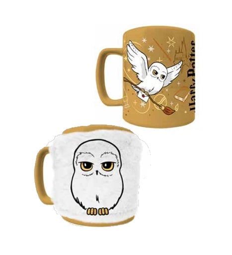 Harry Potter - Fuzzy Mug "Hedwige" 440ml - flash vidéo