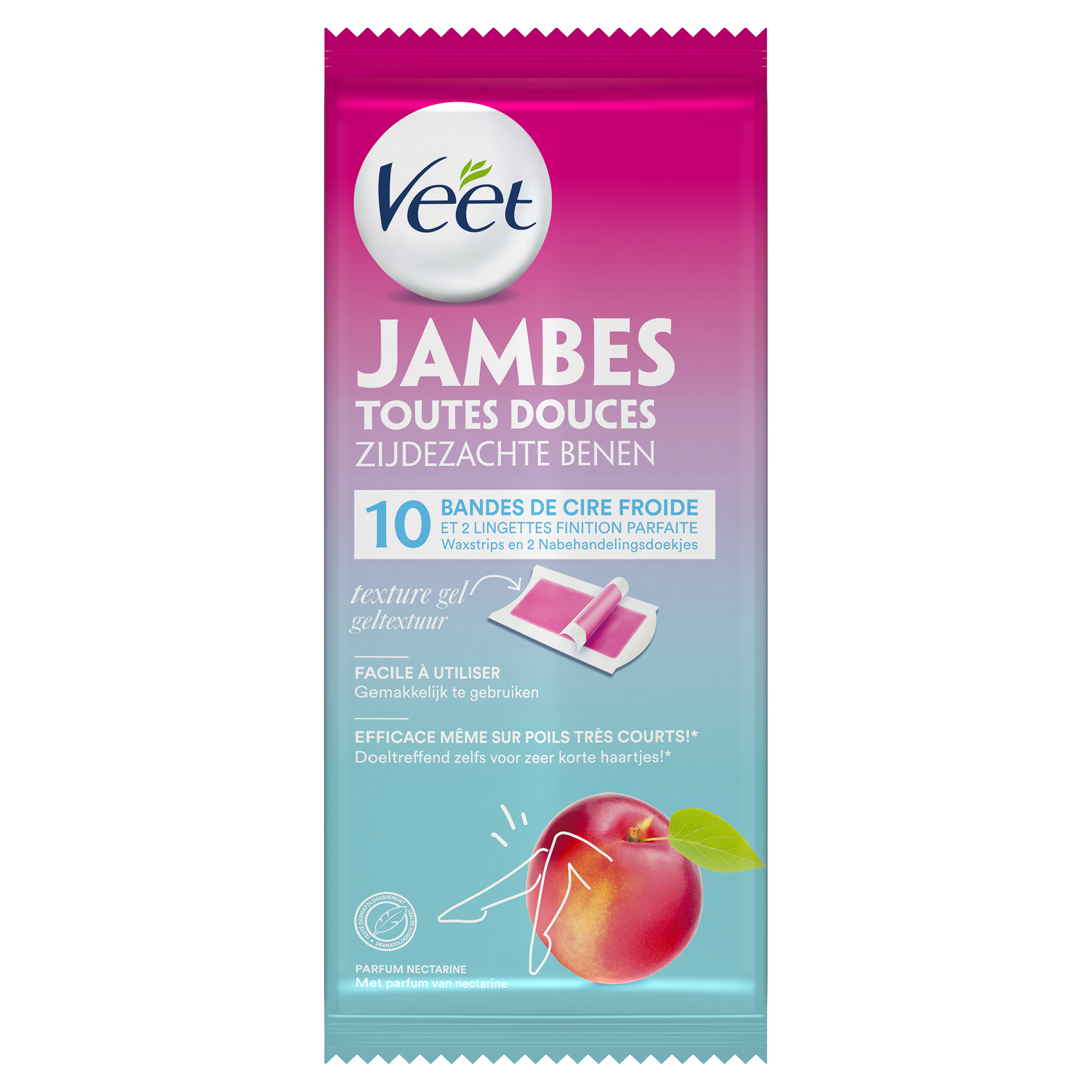 VEET Gen Z Bandes de Cire Froide Corps (x10) - flash vidéo