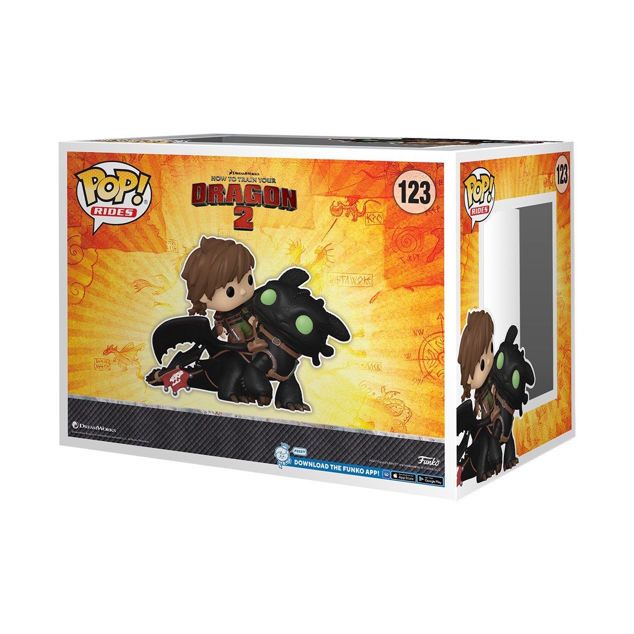Funko Pop! Ride Deluxe: How to Train Your Dragon - Hiccup with Toothless - flash vidéo