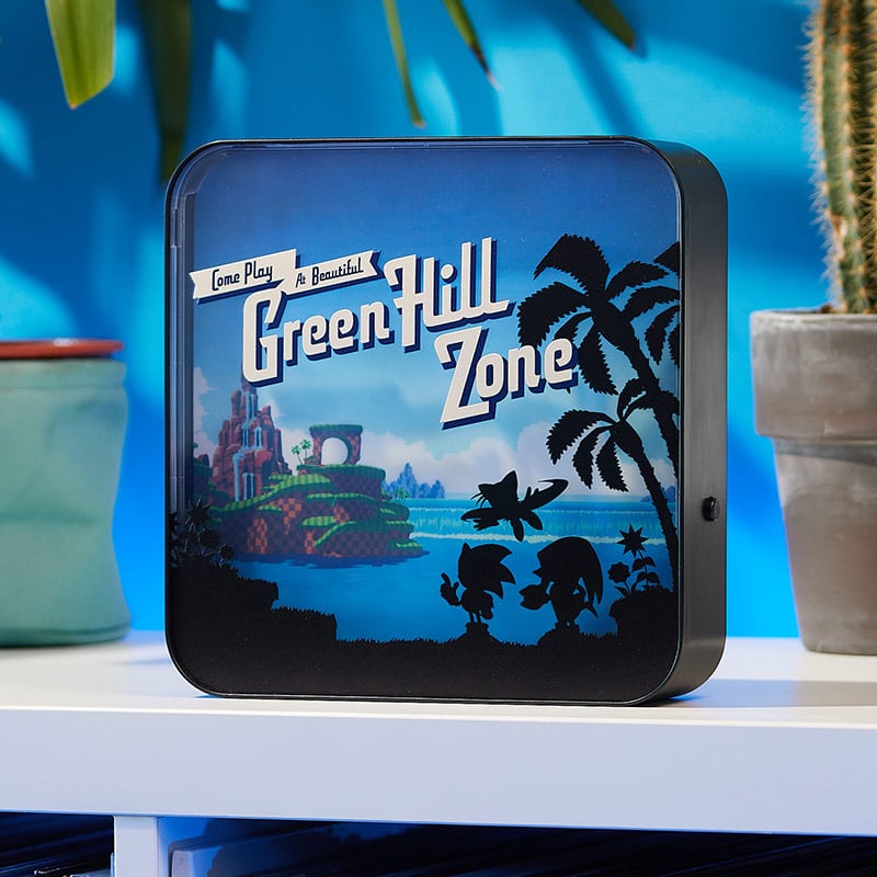 Numskull - Sonic le Hérisson - Lampe en plexiglas Green Hill Zone - flash vidéo