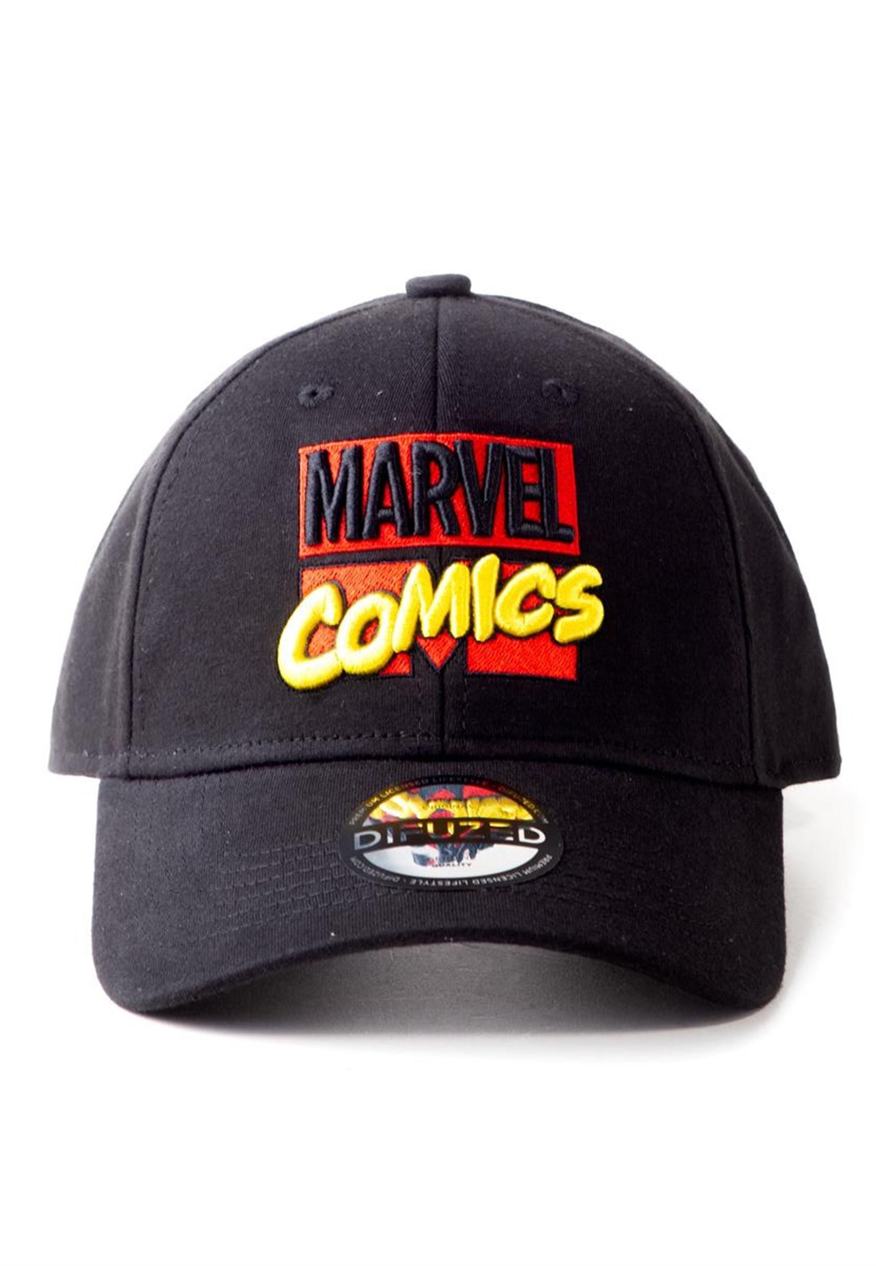 Marvel - Casquette ajustable avec logo brodé classique rétro de Marvel Comics - flash vidéo