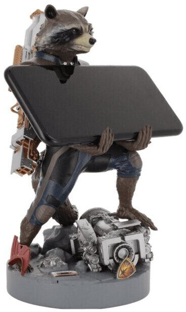Cable Guys - Marvel - Infinity Saga - Rocket Raccoon Support Chargeur pour Téléphone et Manette - flash vidéo