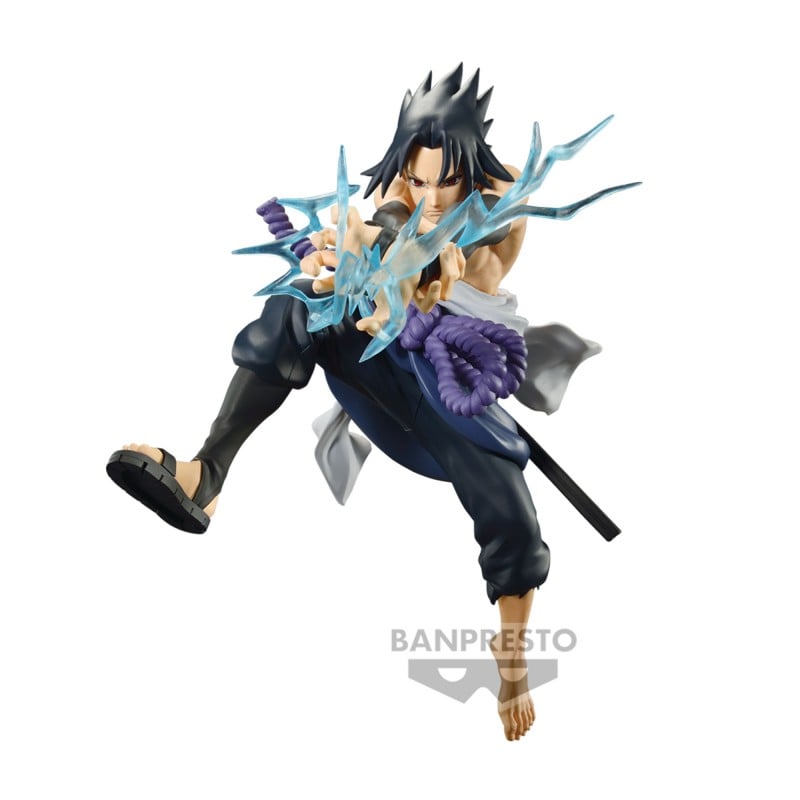 Naruto Shippuden - Vibration Stars - Uchiha Sasuke Statue 16cm - flash vidéo