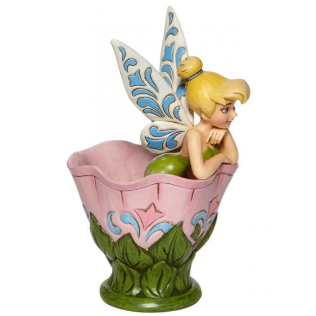 ENESCO - Disney Fée Clochette Assise sur une Fleur Figurine - flash vidéo