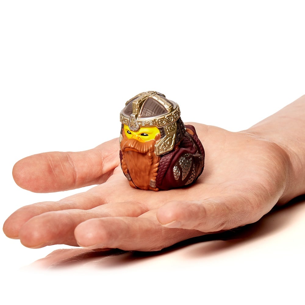 Numskull - Mini TUBBZ Canard de bain - Le Seigneur des anneaux - Gimli (Édition baignoire) - 8cm - flash vidéo
