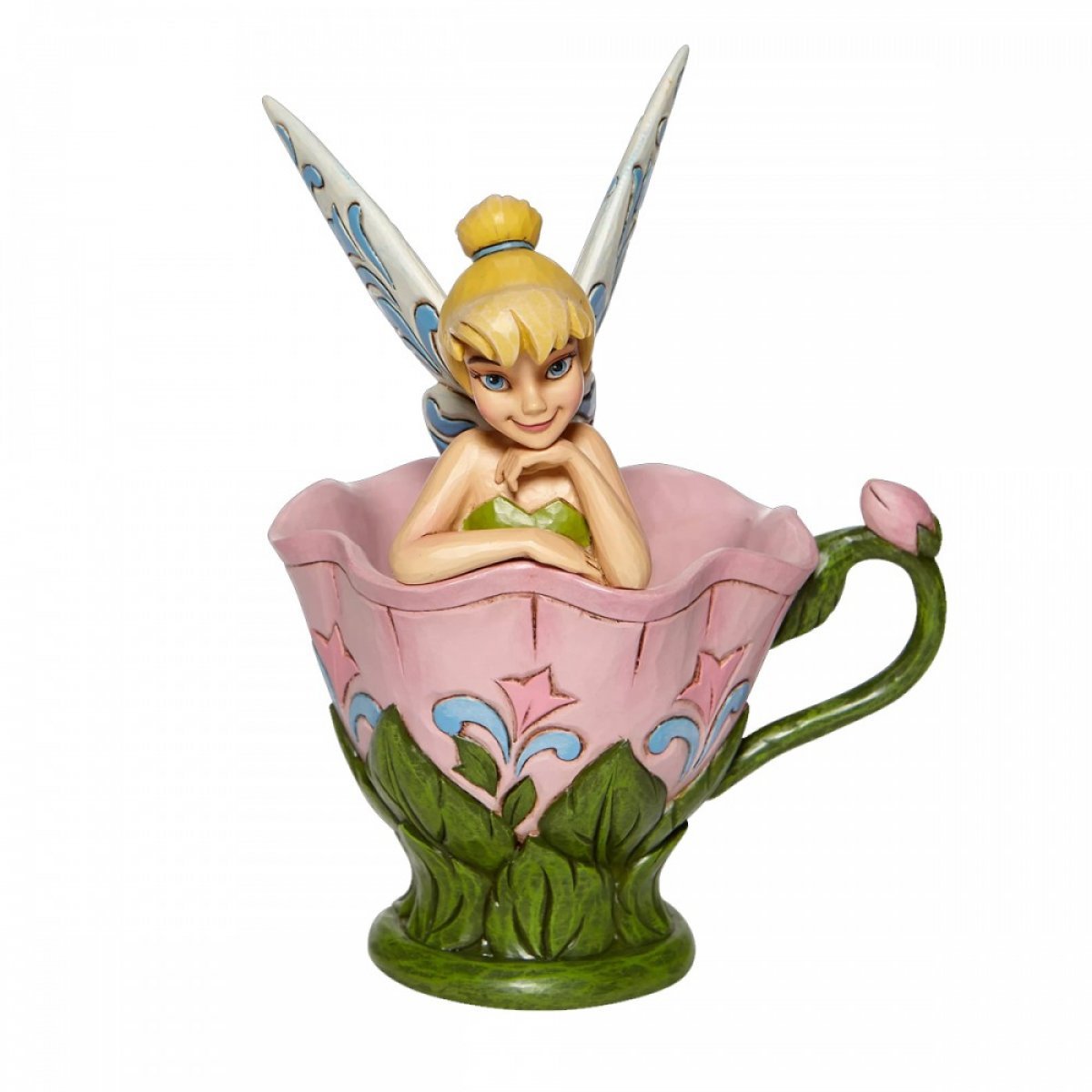ENESCO - Disney Fée Clochette Assise sur une Fleur Figurine - flash vidéo