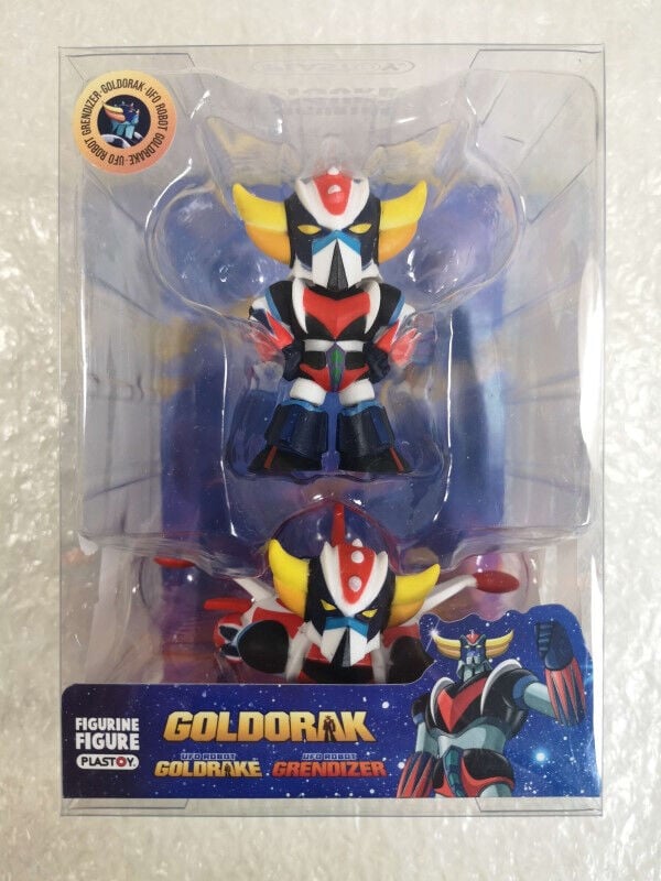 Plastoy - Goldorak - Spacer + Goldorak debout Figurine - flash vidéo