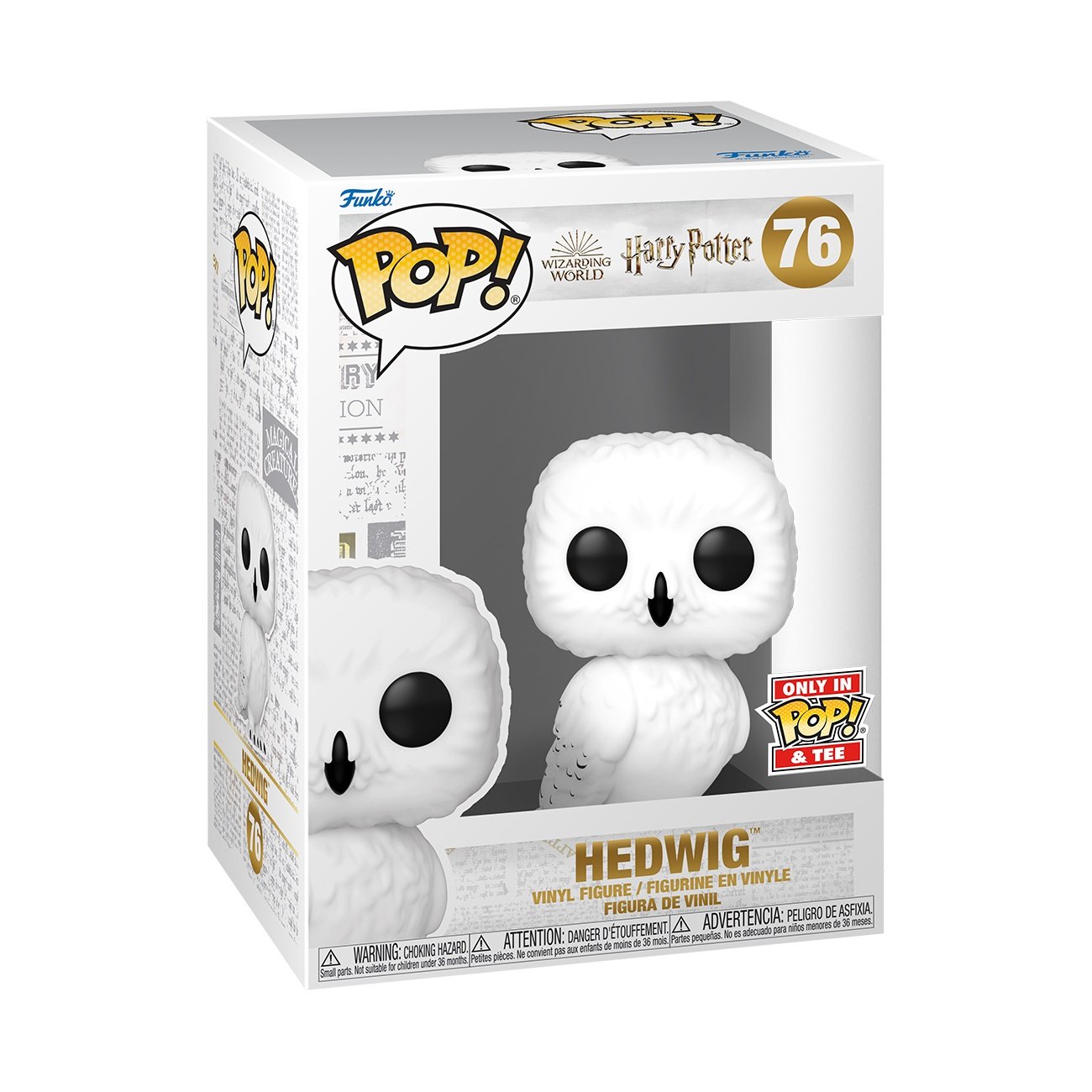 Funko Pop! & Tee: Harry Potter - Hedwig - M - flash vidéo