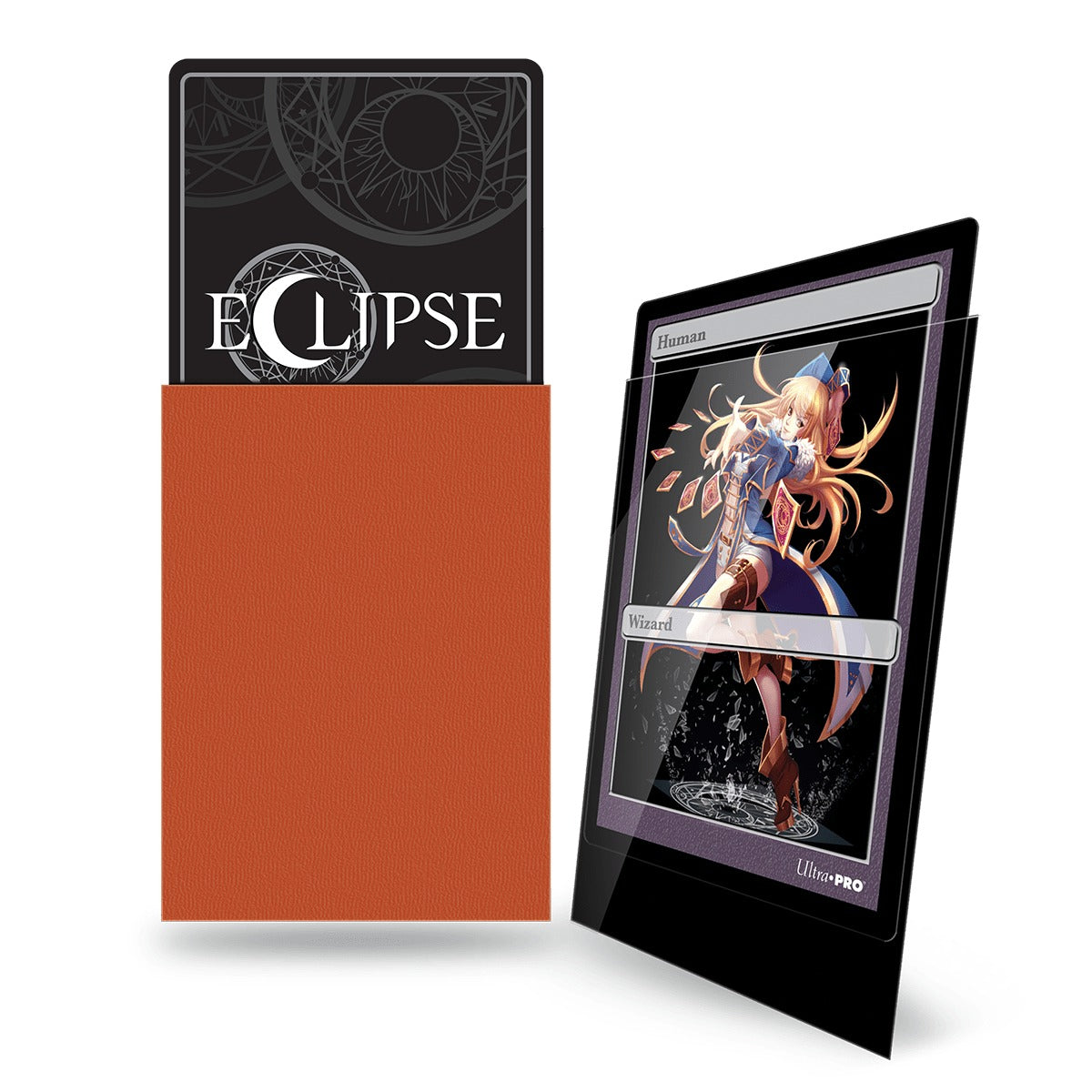 Ultra Pro - Eclipse Gloss Sachet de 60 protèges cartes petit format Orange Citrouille (62 x 89 mm) - flash vidéo