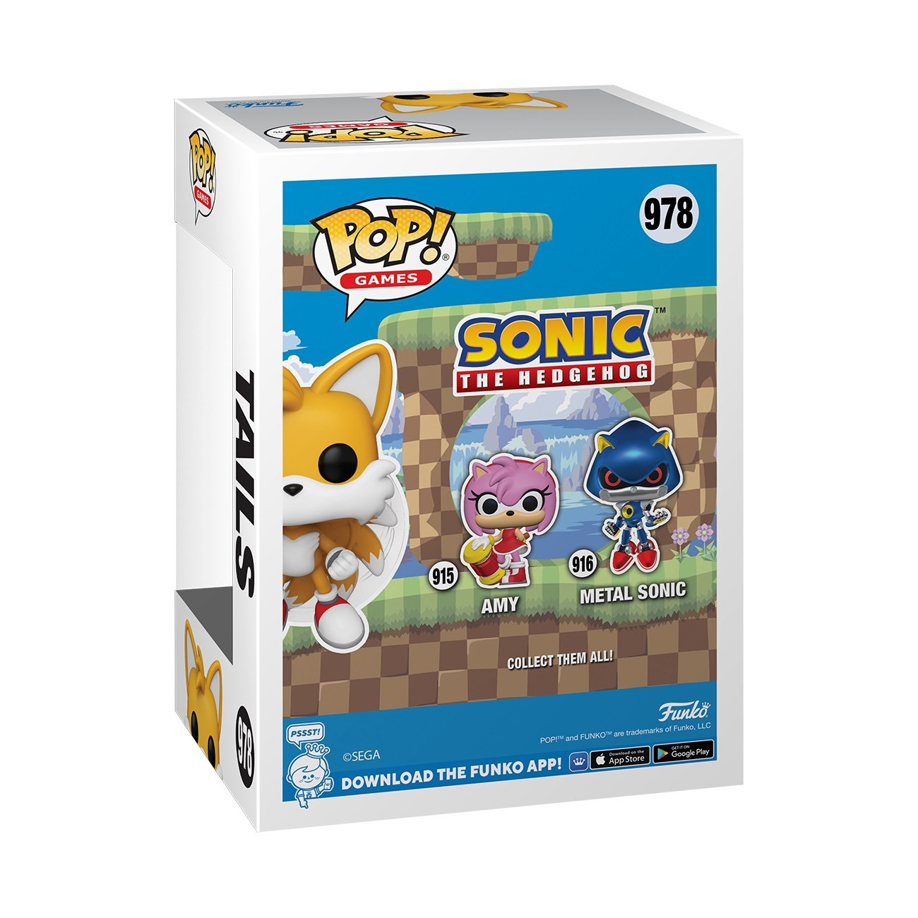 Funko Pop! Games: Sonic - Tails (Flying) (Flocked) (Chase of Special Chase Edition) - flash vidéo
