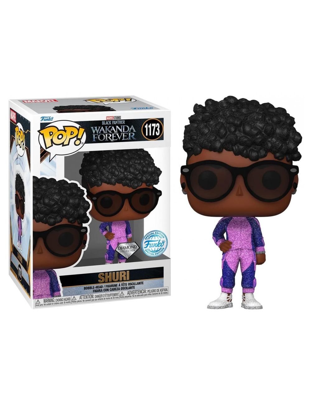 Funko Pop! Marvel: Black Panther: Wakanda Forever - Shuri (Diamond Glitter) - Special Edition - flash vidéo
