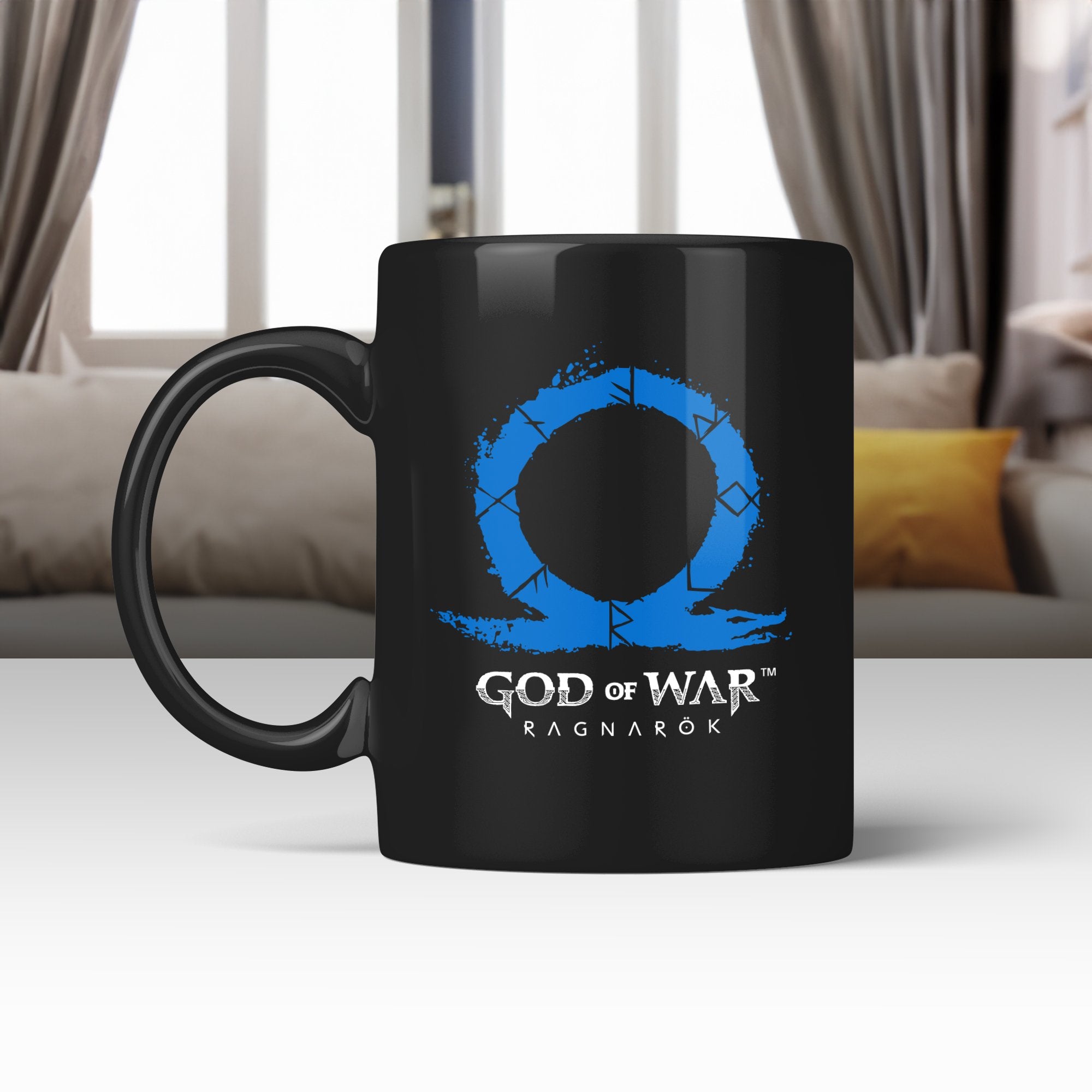 Numskull - God of War Ragnarok - Mug thermoréactif loups noirs - flash vidéo
