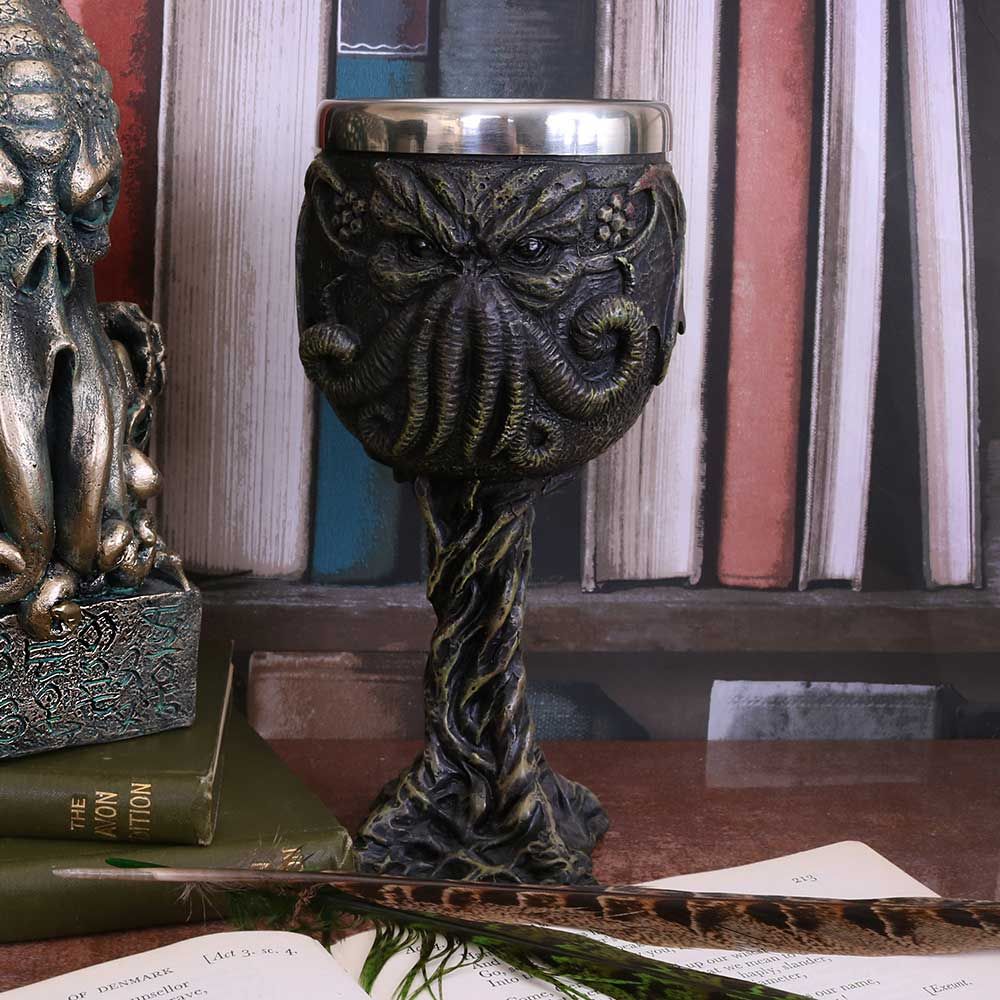 Cthulhu's Thirst - Coupe du monstre pieuvre de Lovecraft 17cm - flash vidéo