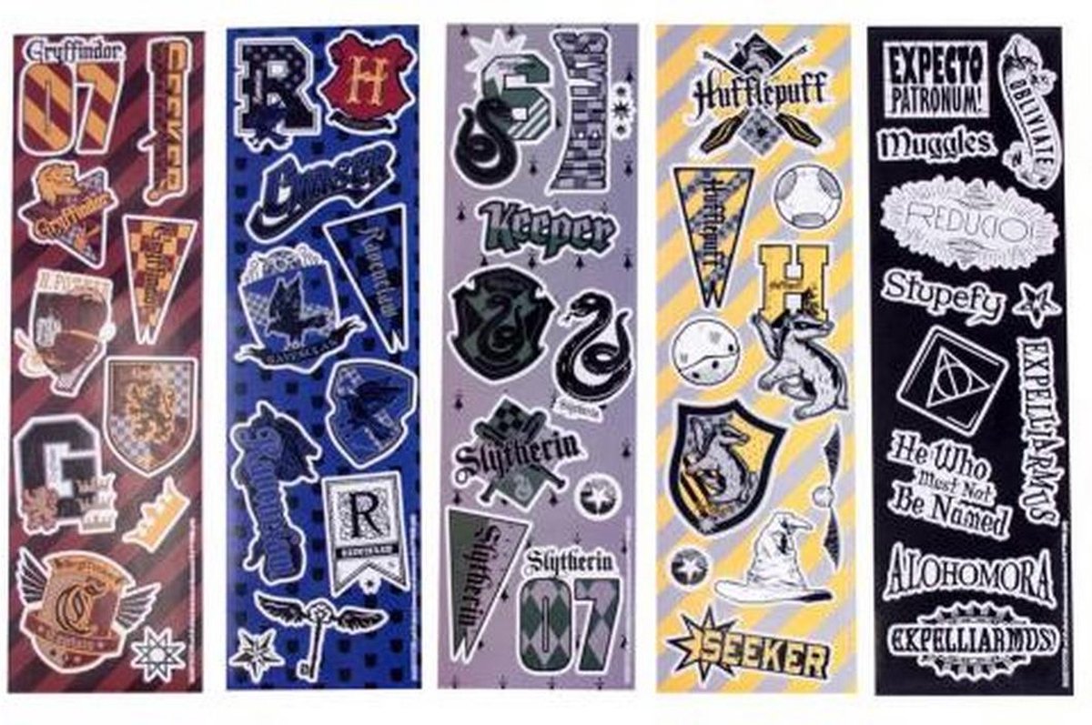 Harry Potter - Set de 50 Autocollants - flash vidéo