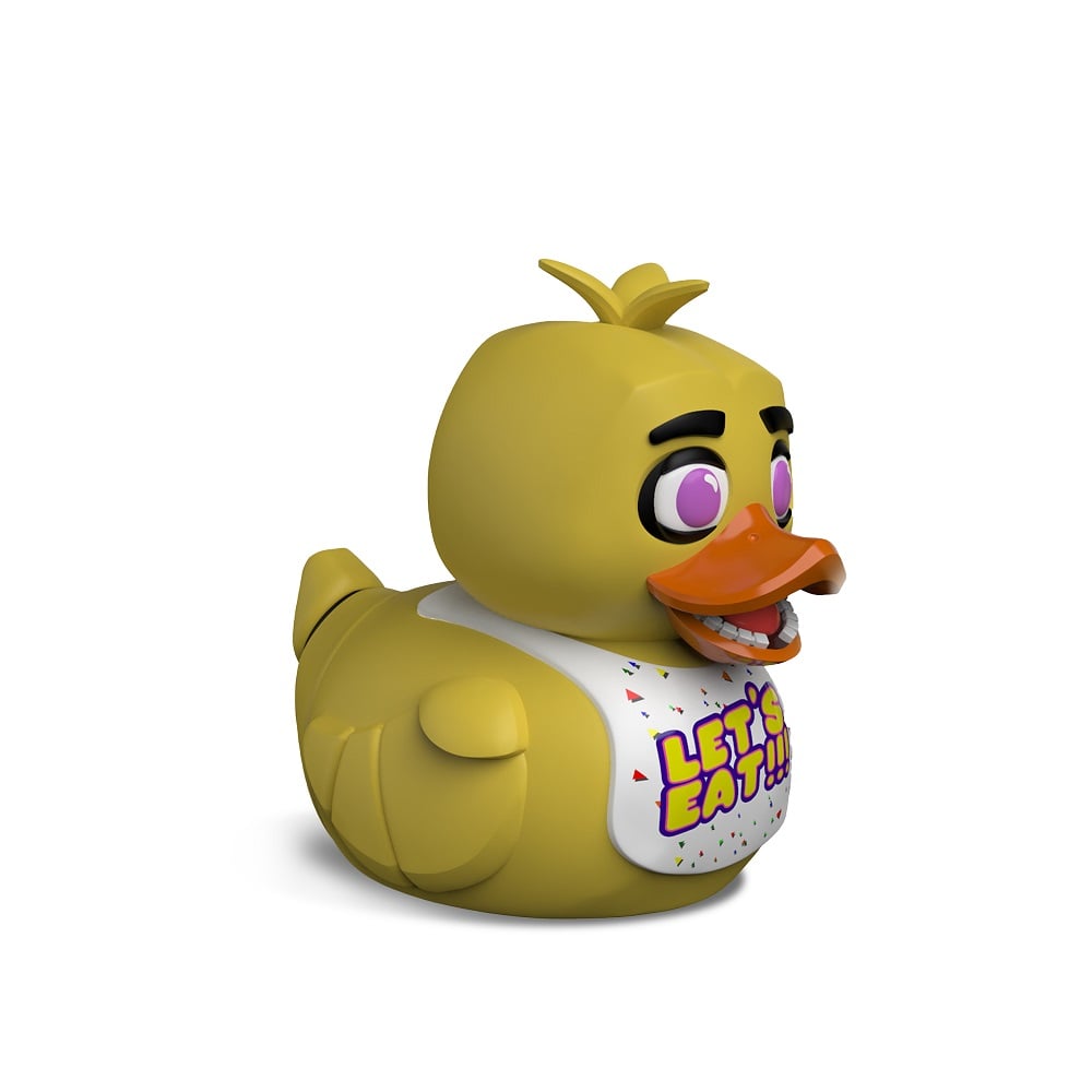 Numskull - Mini TUBBZ Canard de bain - Five Nights at Freddy's - Chica (Édition baignoire) - 8cm - flash vidéo
