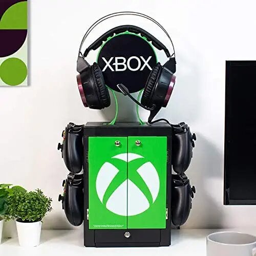 Xbox - Meuble de rangement officiel Logo Xbox pour gamer - flash vidéo