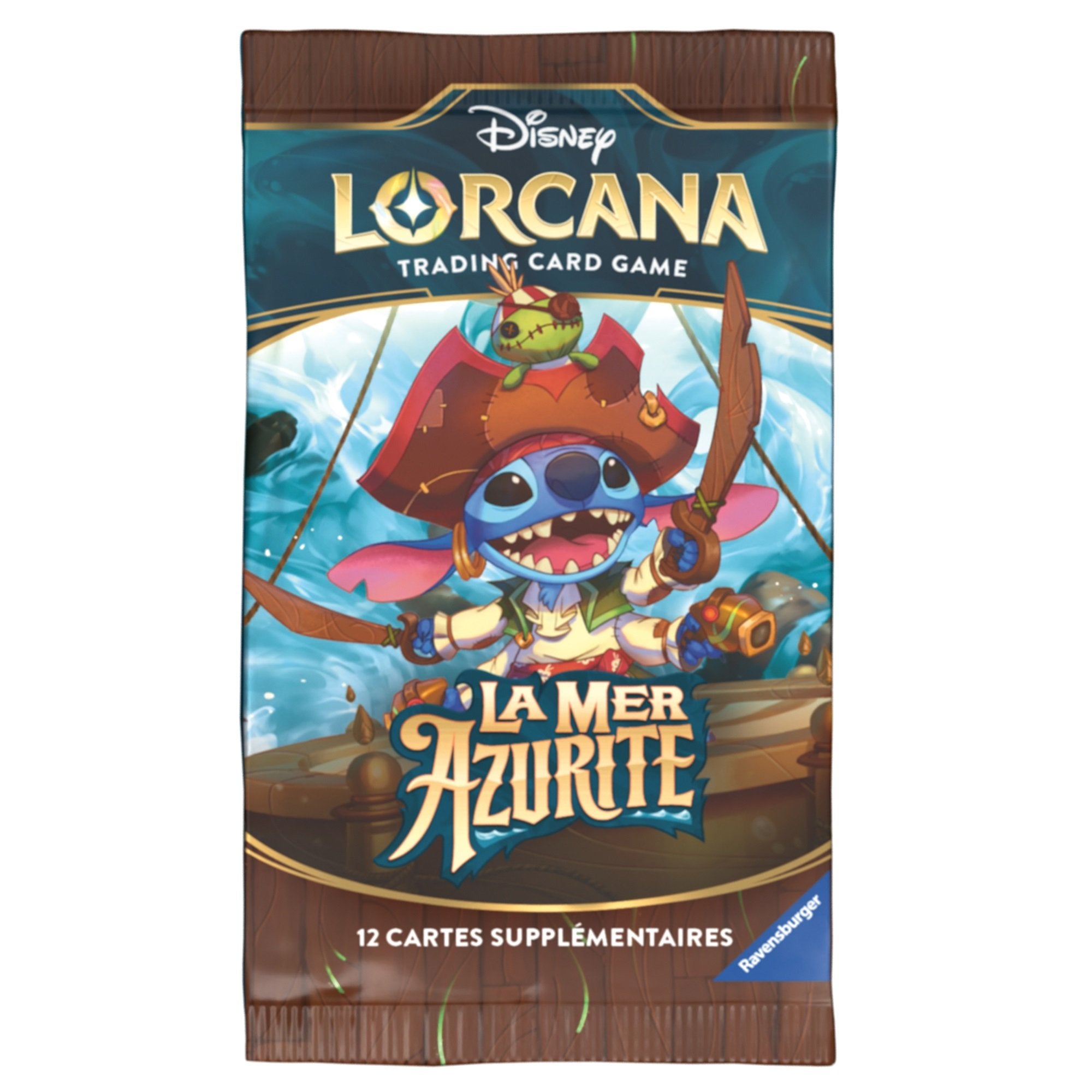 Disney Lorcana JCC : La Mer Azurite - Display de Boosters (24 Boosters) - flash vidéo