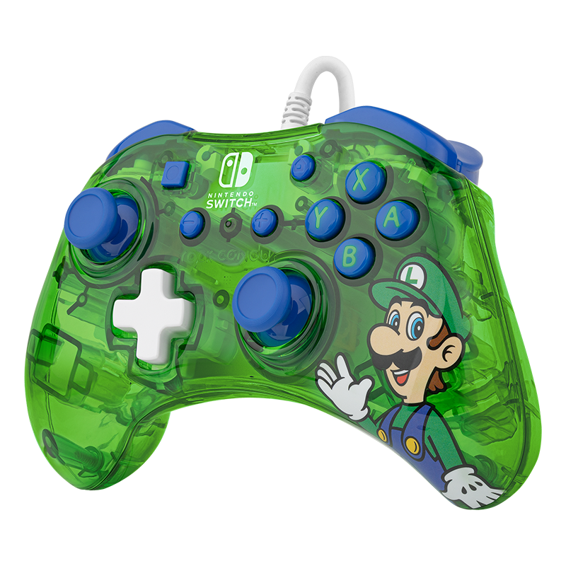 PDP - Manette filaire Rock Candy Luigi pour Nintendo Switch et Switch OLED - flash vidéo