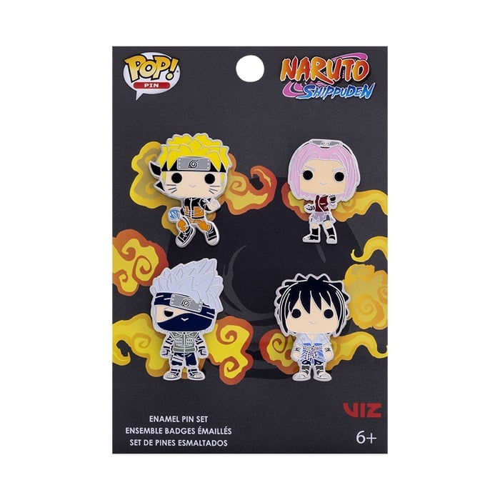 Funko Pop! Pin: Naruto Shippuden - Team 7 Pin Set - flash vidéo