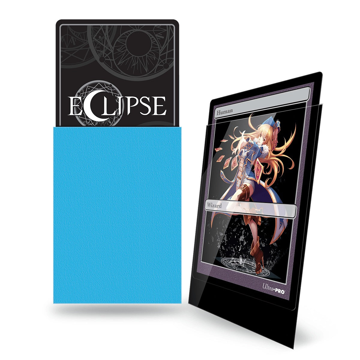 Ultra Pro - Eclipse Gloss Sachet de 60 protèges cartes petit format Bleu Ciel (62 x 89 mm) - flash vidéo