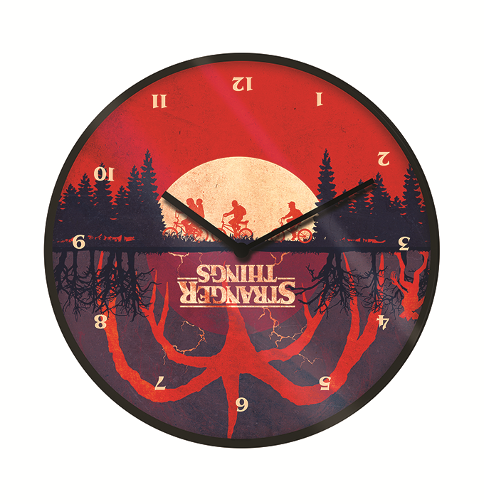 Stranger Things - Horloge murale Le Monde à l'Envers - flash vidéo