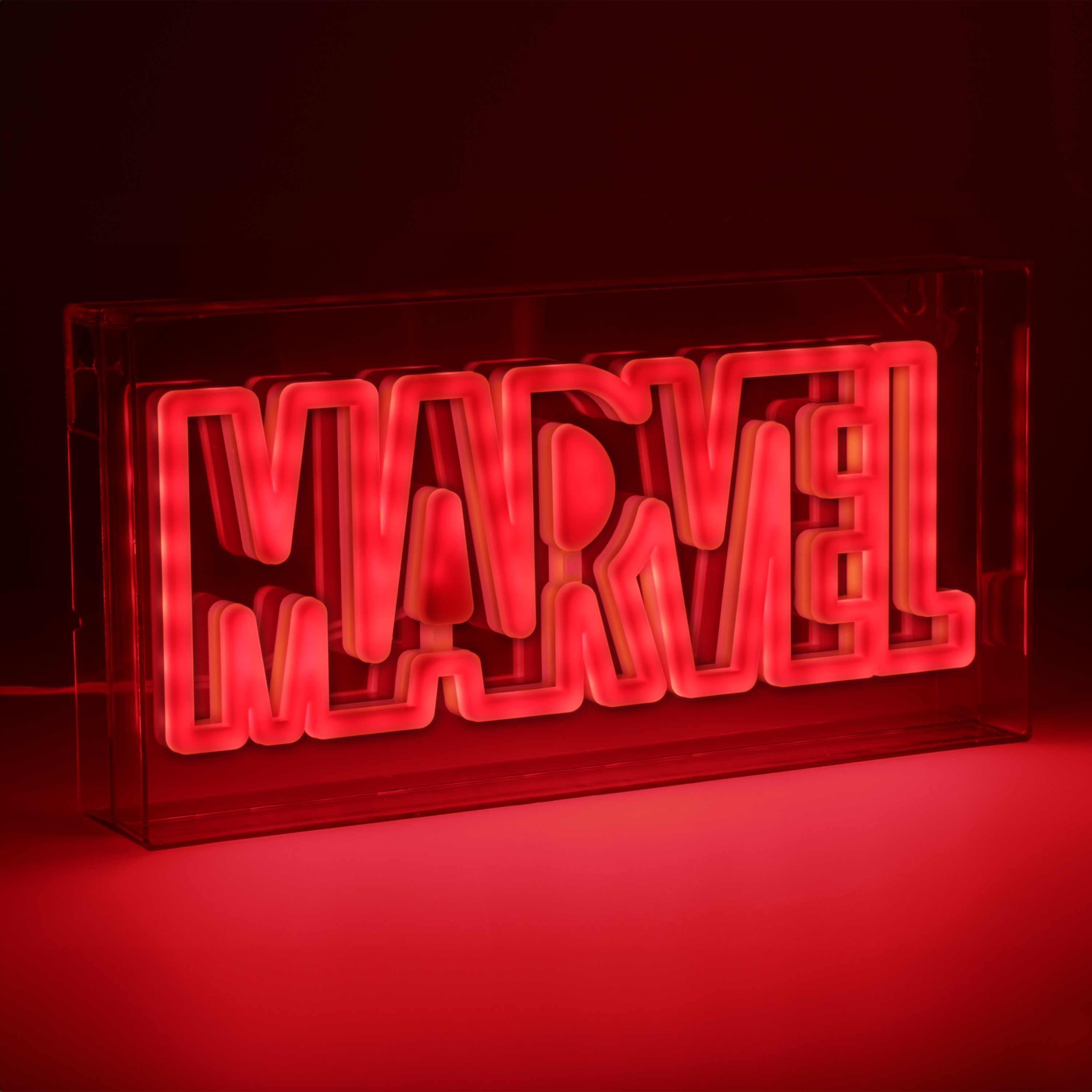 Marvel - Lampe Logo Marvel Neon LED - flash vidéo