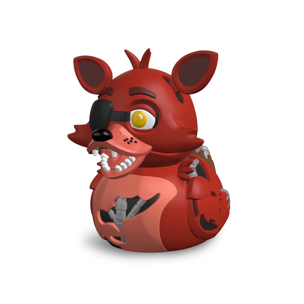 Numskull - Mini TUBBZ Canard de bain - Five Nights at Freddy's - Foxy (Édition baignoire) - 8cm - flash vidéo