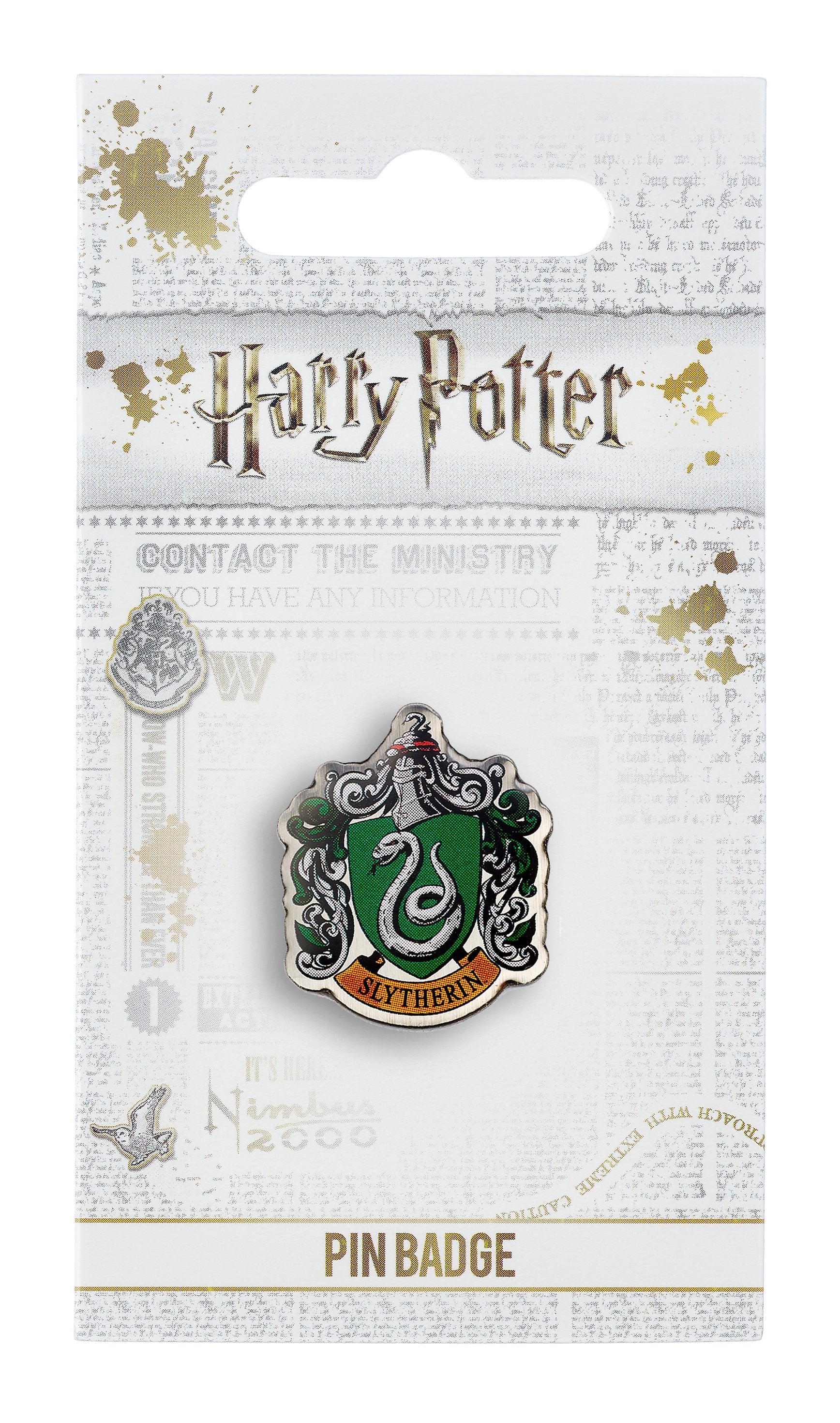 Harry Potter - Badge épingle Blason de Serpentard - flash vidéo