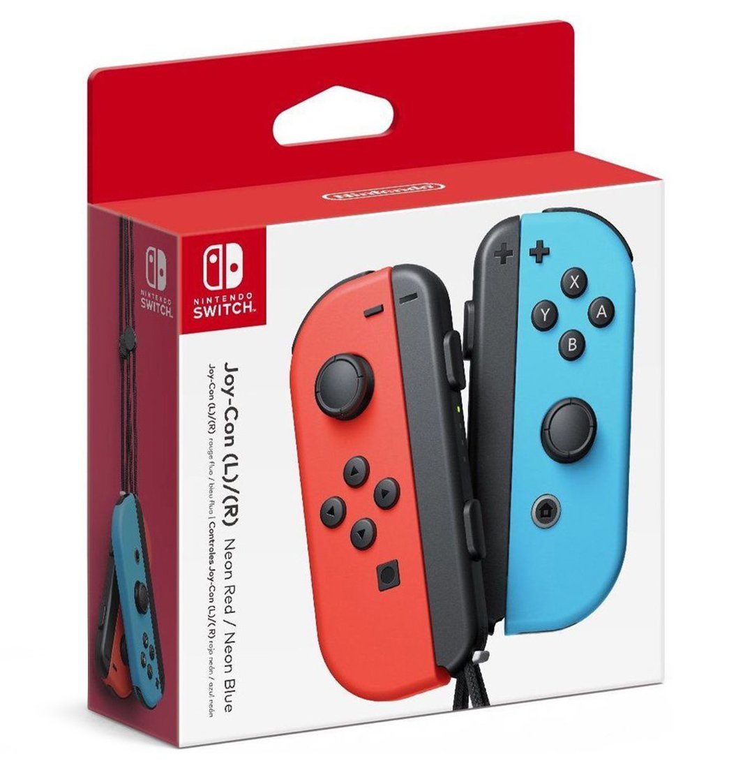 Nintendo Switch Joy-Con Pair Neon Red - Neon Blue - flash vidéo