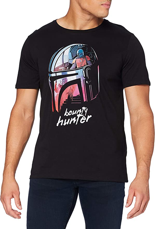 The Mandalorian - Bounty Hunter Black T-Shirt S - flash vidéo