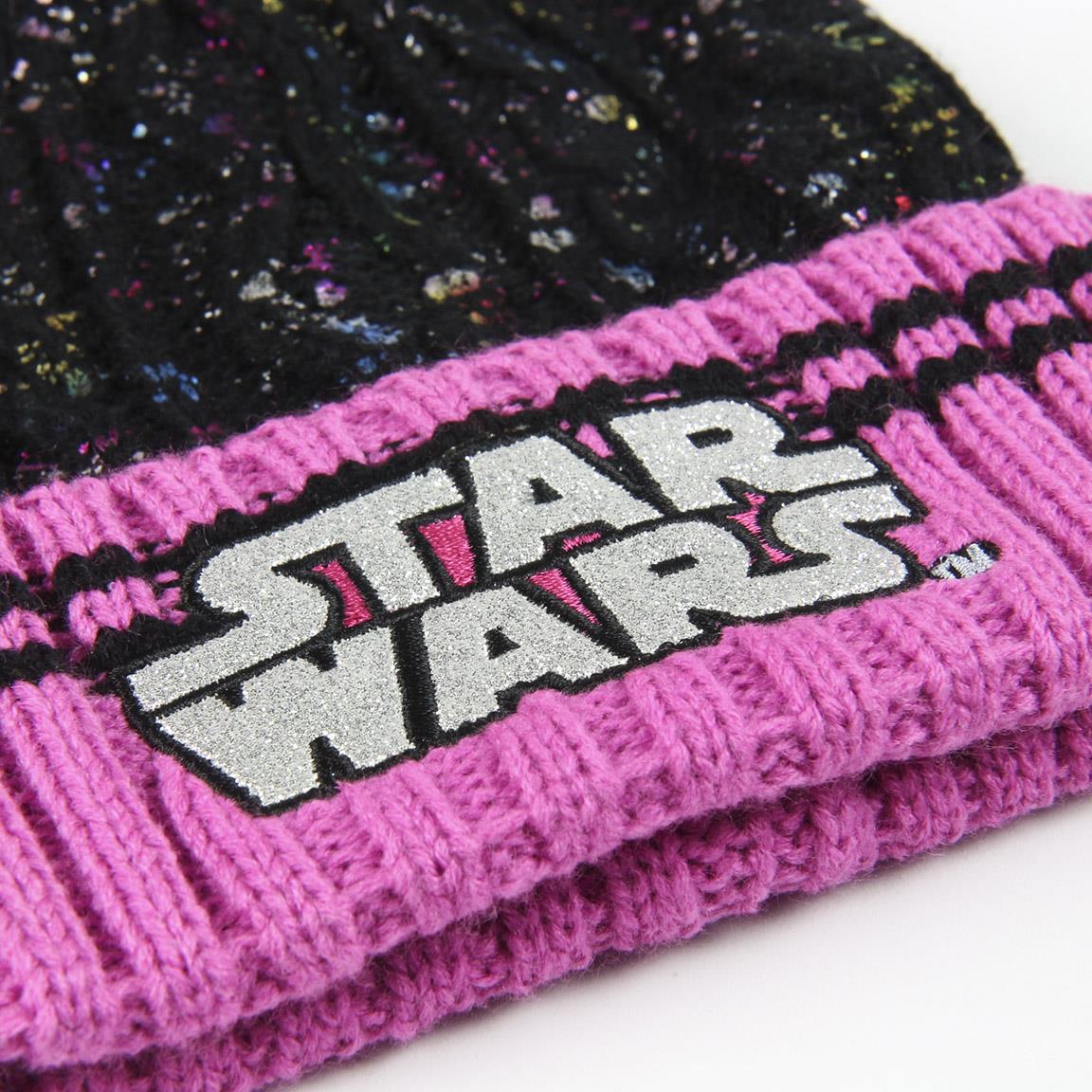 Star Wars - Pompon Black & Pink Winter Cap - flash vidéo