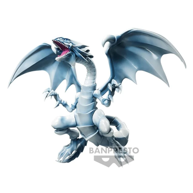 Yu-Gi-Oh! Duel Monsters - Blue-Eyes White Dragon Statue 13cm - flash vidéo