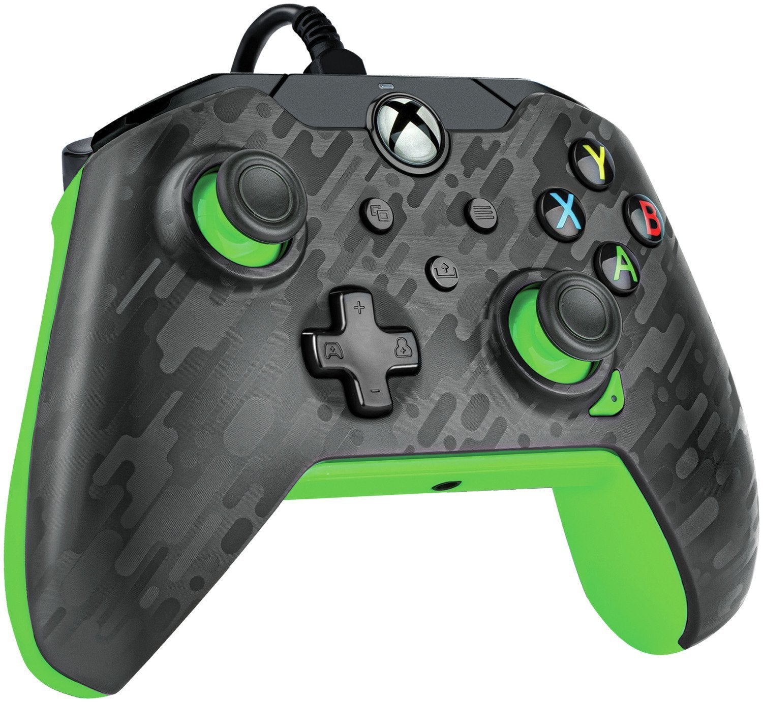 PDP - Manette de jeu filaire Neon Carbon pour Xbox Series X|S, Xbox One et Windows 10 - flash vidéo